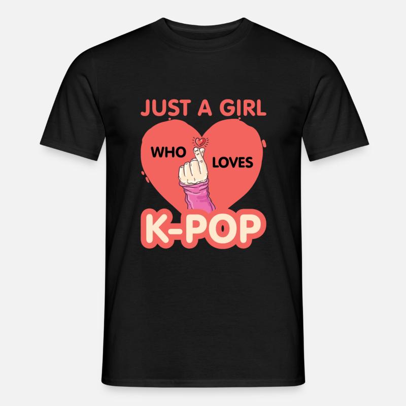 K-Pop - Männer T-Shirt - Schwarz
