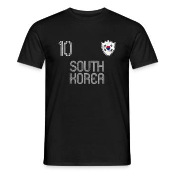 Corée du Sud équipe de football - T-shirt homme - noir - Devant - AI Model Male 178 light (178cm)