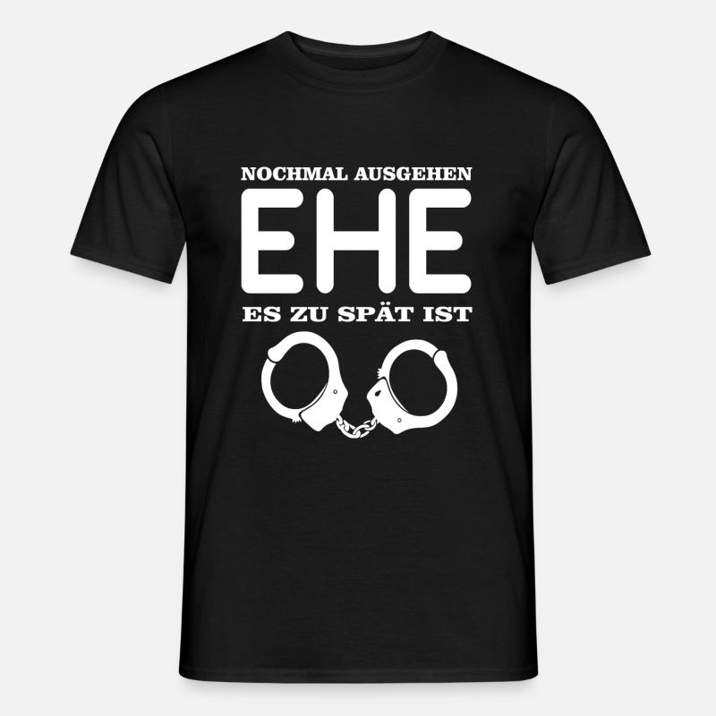 Junggesellenabschied Bräutigam Geschenk - Männer T-Shirt - Schwarz