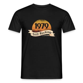 1979 - T-shirt homme - noir - Devant - AI Model Male 178 light (178cm)