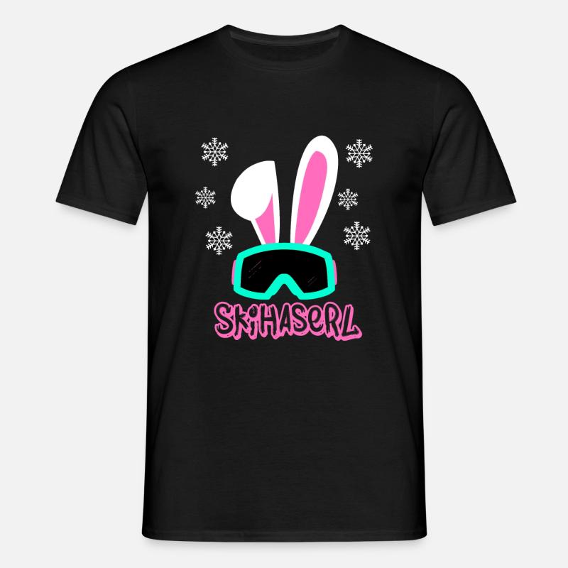 Skihaserl - T-shirt Homme - noir