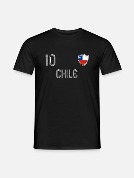 Chile Fußball Mannschaft - Männer T-Shirt - Schwarz