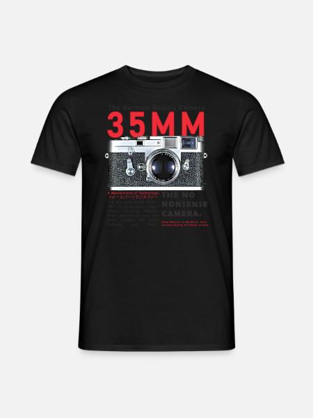 Leica M3 35 MM Vintage Camera - Men's T-Shirt - black