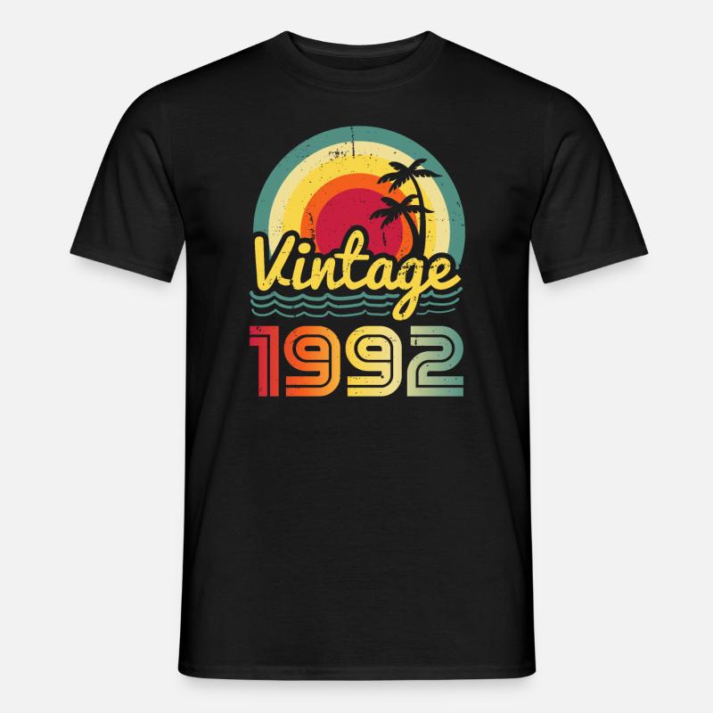 1992 - Männer T-Shirt - Schwarz