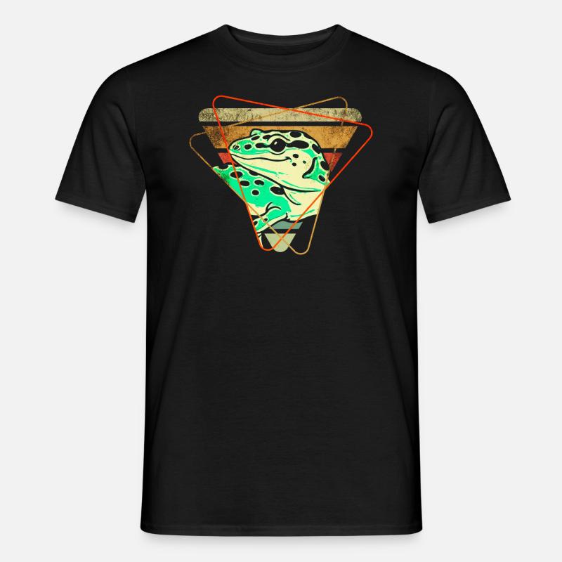 Gecko - Männer T-Shirt - Schwarz