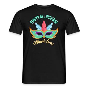 Louisiana Fil-Am Design pour Proud Pinoys - T-shirt homme - noir - Devant - AI Model Male 178 light (178cm)