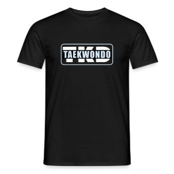 Taekwondo - T-shirt homme - noir - Devant - AI Model Male 178 light (178cm)