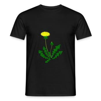 Pissenlit pissenlit - T-shirt homme - noir - Devant - AI Model Male 178 light (178cm)