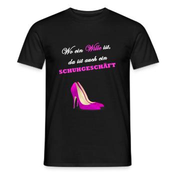 Shopping Queen - T-shirt homme - noir - Devant - AI Model Male 178 light (178cm)