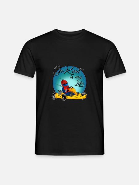 Go Kart - Heren T-shirt - zwart