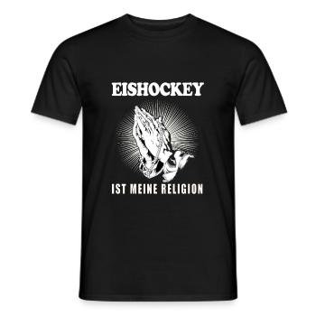 Eishockey Spruch Design Lustig - Männer T-Shirt - Schwarz - Vorne - AI Model Male 178 light (178cm)