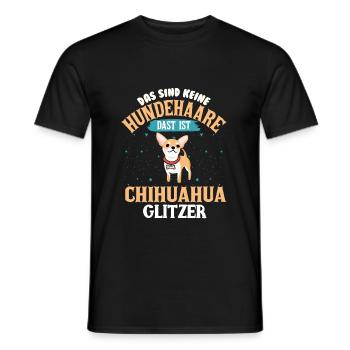 Lustiges Chihuahua Motiv - Männer T-Shirt - Schwarz - Vorne - AI Model Male 178 light (178cm)