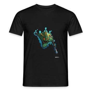 Arkham Pen & Paper table role playing tentacle - Men's T-Shirt - black - Front - AI Model Male 178 light (178cm)