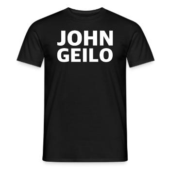 John Geilo | lustige Sprüche, Sarkasmus - Männer T-Shirt - Schwarz - Vorne - AI Model Male 178 light (178cm)