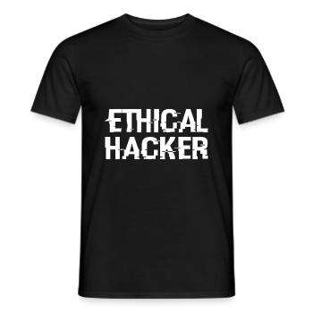 Hacking Hacker Phishing - Männer T-Shirt - Schwarz - Vorne - AI Model Male 178 light (178cm)