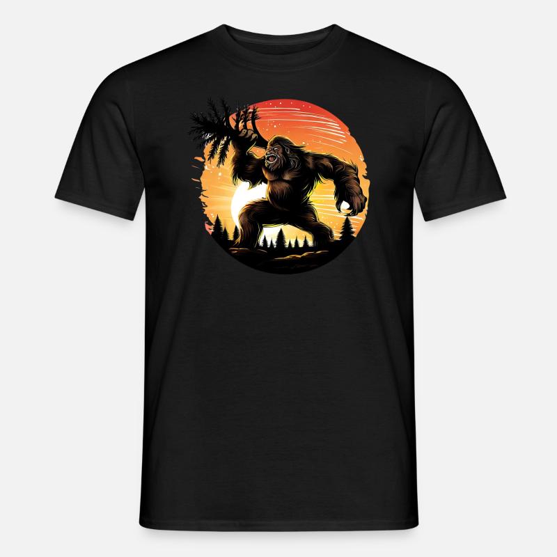 Wütender Bigfoot - Männer T-Shirt - Schwarz
