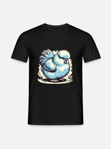 Silkie Chicken Fluffy Chicken Silkies - Men's T-Shirt - black