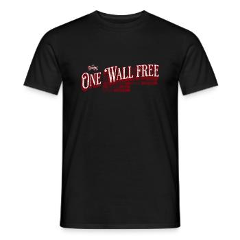 One wall - Männer T-Shirt - Schwarz - Vorne - AI Model Male 178 light (178cm)