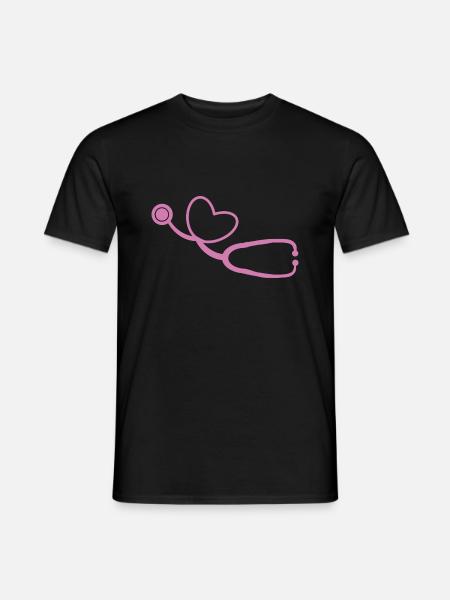 Médecin médecin médecin assistant médecin infirmier - T-shirt homme - noir