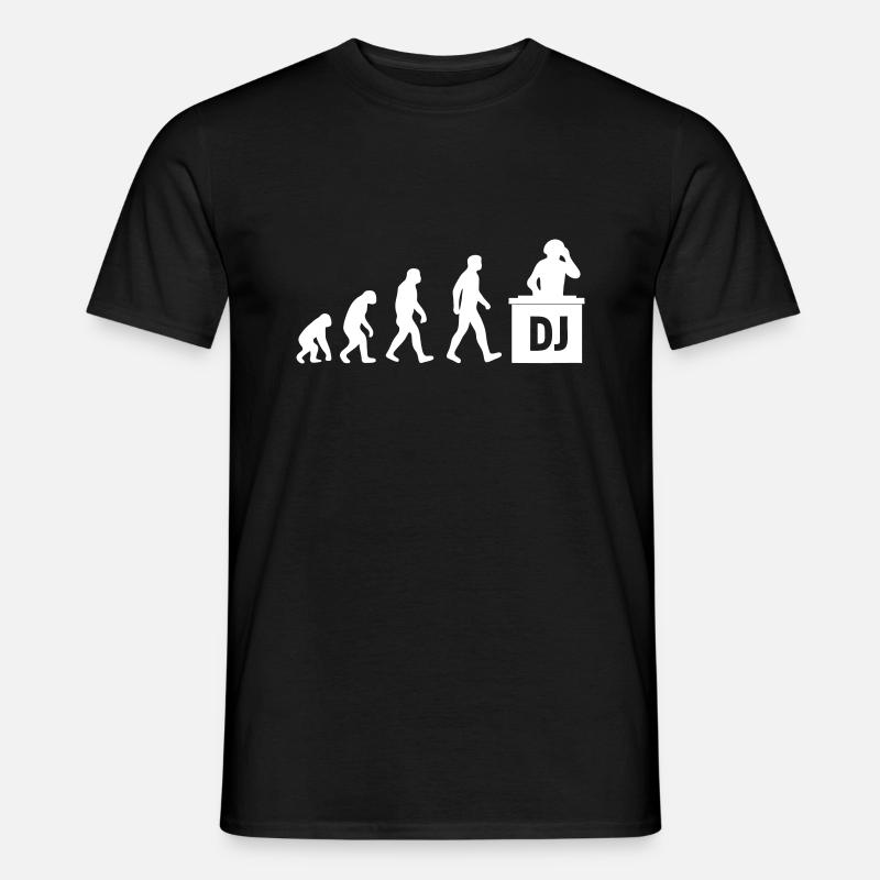 DJ Evolution – Electronic Music - Men's T-Shirt - black
