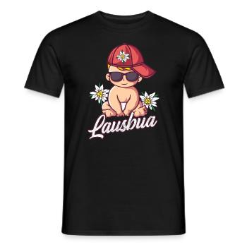 Lausbua - Männer T-Shirt - Schwarz - Vorne - AI Model Male 178 light (178cm)