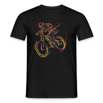 VTT - T-shirt homme - noir - Devant - AI Model Male 178 light (178cm)