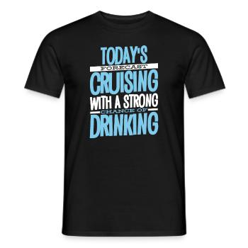 Kreuzfahrt Kreuzfahrtreise Kreuzfahrtschiff Reisen - Männer T-Shirt - Schwarz - Vorne - AI Model Male 178 light (178cm)