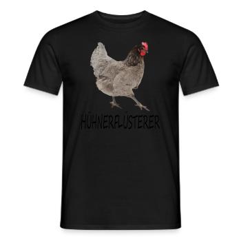 Hühnerflüsterer | Königsberger Huhn | Hühner - Männer T-Shirt - Schwarz - Vorne - AI Model Male 178 light (178cm)