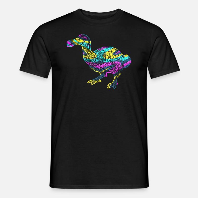 Dodo Vogel - Männer T-Shirt - Schwarz