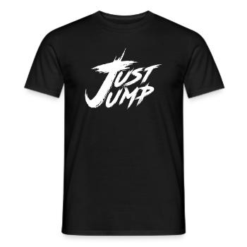 Just Jump Skydiver Just jump - T-shirt homme - noir - Devant - AI Model Male 178 light (178cm)