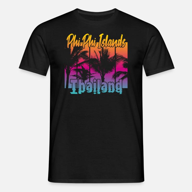 Phi Phi Islands Thailand - Men's T-Shirt - black