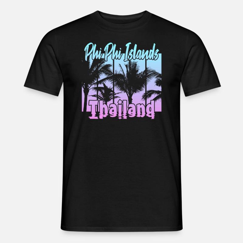 Phi Phi Islands Thailand - Men's T-Shirt - black