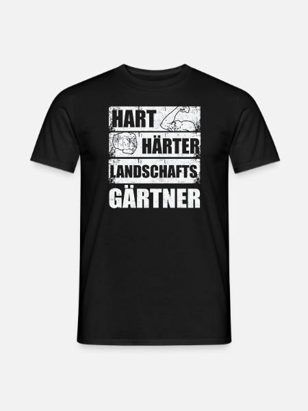 Hart Härter Landschaftsgärtner Garten Gärtner - T-shirt herr - svart