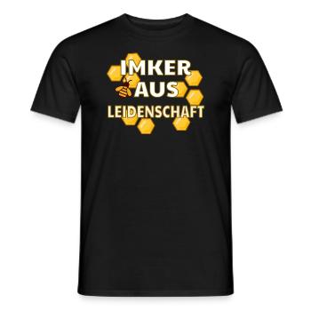 Cadeau d’apiculteur - Apiculteur passionnel - T-shirt homme - noir - Devant - AI Model Male 178 light (178cm)