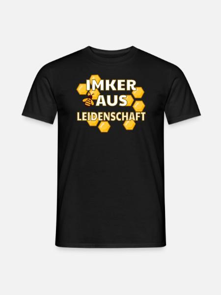 Imker Geschenk - Imker aus Leidenschaft - Männer T-Shirt - Schwarz