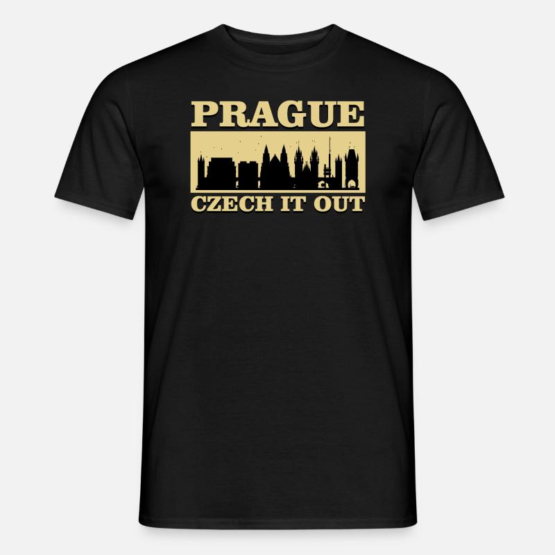 Prag - Männer T-Shirt - Schwarz