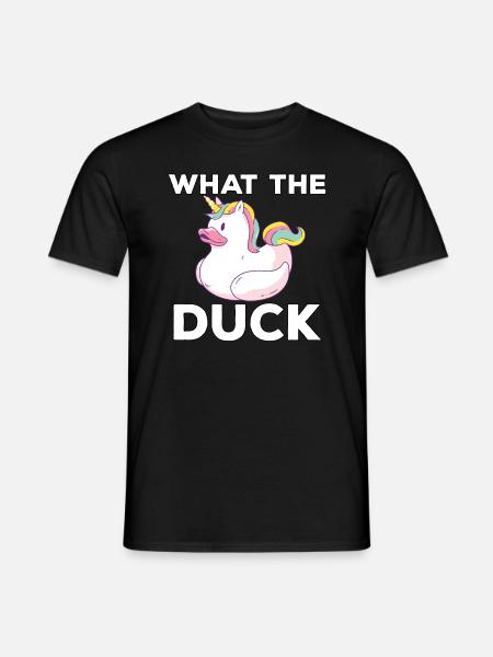 I like ducks What the Duck Yellow ducks - Men's T-Shirt - black