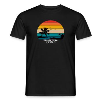 Honokeana Hawaii gift - Männer T-Shirt - Schwarz - Vorne - AI Model Male 178 light (178cm)