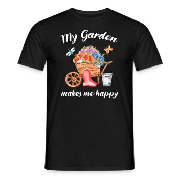 Garten Spruch Gärtner Hobbygärtner Geschenkidee - Männer T-Shirt - Schwarz - Vorne - AI Model Male 178 light (178cm)