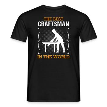 Handwerker Handwerk Beruf Ausbildung Geschenk - Männer T-Shirt - Schwarz - Vorne - AI Model Male 178 light (178cm)