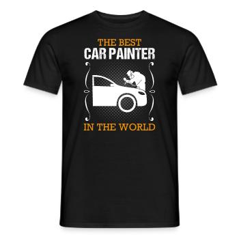 Vehicle Painter Profession Painter Gift - Men's T-Shirt - black - Front - AI Model Male 178 light (178cm)