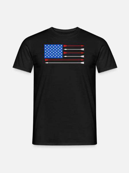 USA Archery Archer - Men's T-Shirt - black