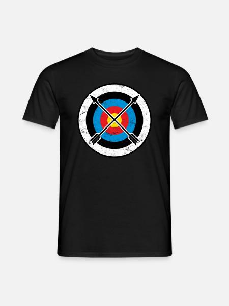 Archer Target Bow Bow Target - T-shirt homme - noir