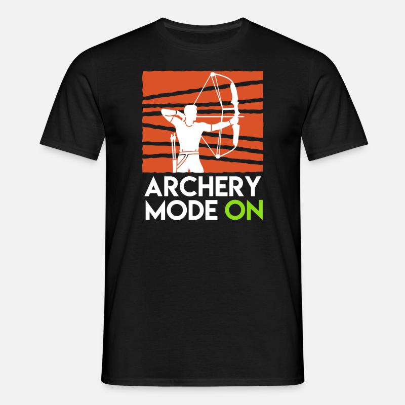 Archery Mode On Compoundbogen - Männer T-Shirt - Schwarz