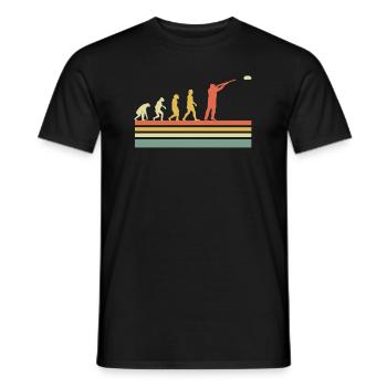 Vintage Tontaubenschießen - Männer T-Shirt - Schwarz - Vorne - AI Model Male 178 light (178cm)