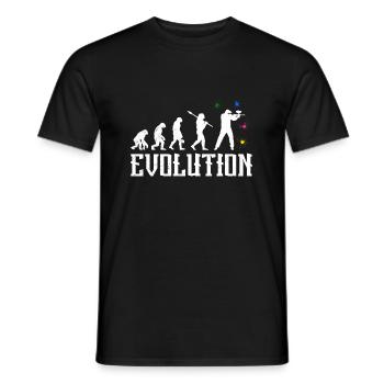 Paintballer Evolution Paintball - T-shirt homme - noir - Devant - AI Model Male 178 light (178cm)