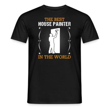 Painter Profession Training Varnisher Gift - Men's T-Shirt - black - Front - AI Model Male 178 light (178cm)
