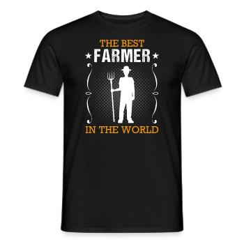 Landwirt Bauer Beruf Landwirtschaft Geschenk - Männer T-Shirt - Schwarz - Vorne - AI Model Male 178 light (178cm)