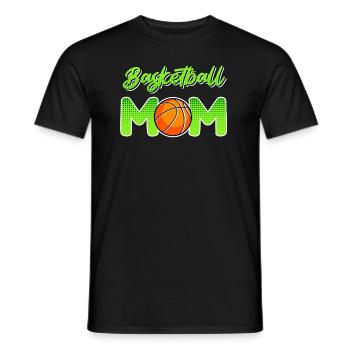 Basketball Mom Basketball Mutter - Männer T-Shirt - Schwarz - Vorne - AI Model Male 178 light (178cm)