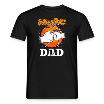 Basketball Dad - Men's T-Shirt - black - Front - AI Model Male 178 light (178cm)